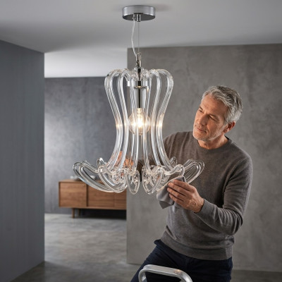 Lampada in cristallo lusso lampadario elegante lampada a soffitto lussuosa lampada a soffitto lüster lampada