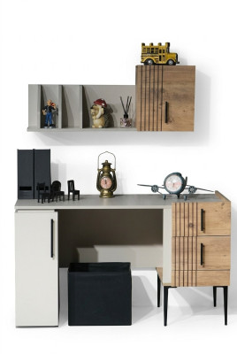 Mobili per ufficio eleganti set completo Scaffale Scrivania Legno Qualità superiore nuovo