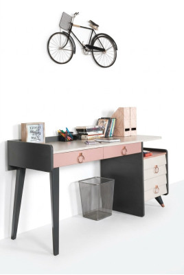 Scrivania del segretariato di design. Mobili da scrivania di lusso in legno.