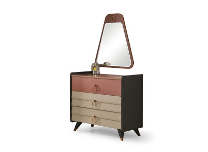 Mobiletto con specchio Setra Moderno Comò design di lusso Camera da letto nuovo