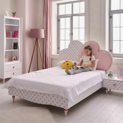 Letti di lusso Letto per bambini Camera dei bambini Letto per bambini Mobili in legno Bianco Nuovo