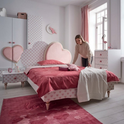 Moderne letti letto per bambini camera da letto letto mobili per bambini in legno bianco nuovo