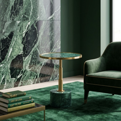 Marmo elegante verde tavolino nuovo lussuoso moderno tavolino nuovo