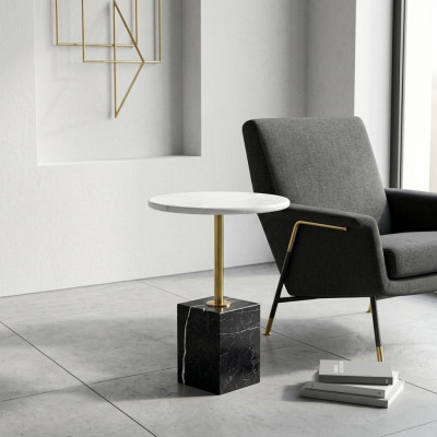 Tavolino moderno di alta qualità rotondo elegante tavolino da appendere lussuoso