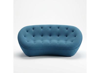 Divano a 3 posti Divano imbottito Sofà Divano Soggiorno Design Tessuto Tessuto