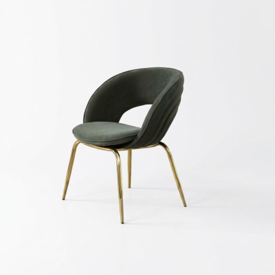 Set da pranzo con sedie moderne, sedie imbottite, mobili di design nuovi