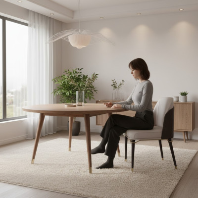Sedie da pranzo Sedia da soggiorno con gambe in legno Moderna nuova Multicolore nuovo  Sedie da pranzo Sedia da soggiorno con gambe in legno Moderna nuova Multicolore nuovo