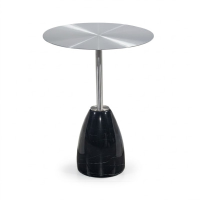 Tavolino rotondo grigio da salotto comodino tavoli da camera da letto console