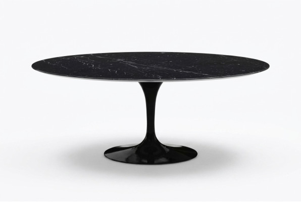 Sala da pranzo Mobili Tavolo da pranzo Nero Design Tavoli Mobili di lusso Rotondo Nuovo
