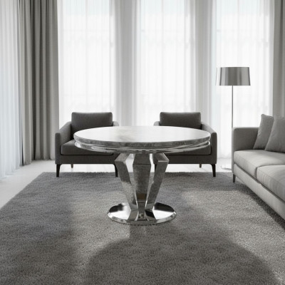 Tavolo da pranzo di lusso Tavolo rotondo Tavoli da design per la sala da pranzo Rotondo