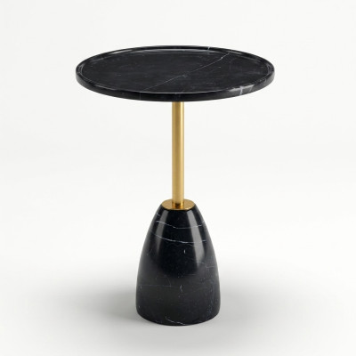 Marmo elegante tavolino nero tavolo di lusso moderno tavoli