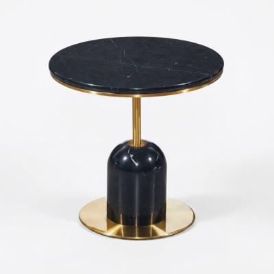 Tavolino da salotto rotondo Tavolino da divano nero Tavolino da salotto di lusso Altro da tavolo