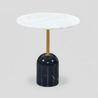 Tavolino da salotto bianco e nero, tavolo da caffè, mobili da soggiorno design.