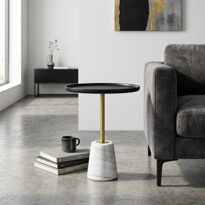 Tavolino da salotto moderno in bianco e nero
