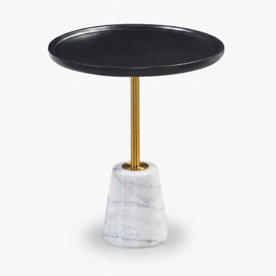 Tavolino da salotto moderno in bianco e nero