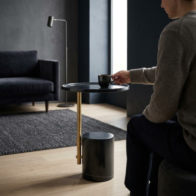 Tavolino laterale nero Tavolino da salotto Tavolo design Tavolino da soggiorno Tavoli nuovi