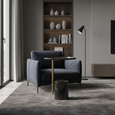 Tavolino laterale nero Tavolino da salotto Tavolo design Tavolino da soggiorno Tavoli nuovi