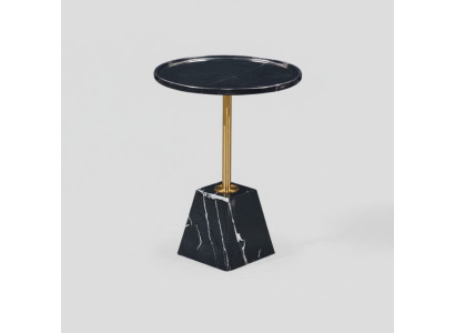 Tavolino laterale nero, tavolini da design eleganti, tavolini da appoggio di stile.