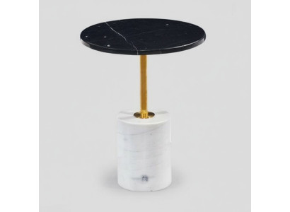 Tavolino rotondo nero di lusso tavolo rotondo tavolini da salotto per il soggiorno.