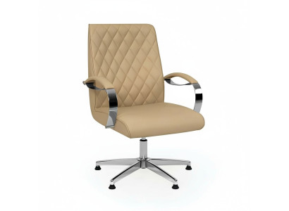 Sedia girevole moderna beige per ufficio, sedia da gioco, poltrona da ufficio.
