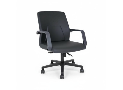 Sedia da ufficio nera, sedia da scrivania girevole, mobili da ufficio, sedute da ufficio nuove