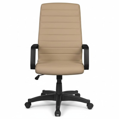Sedia da ufficio in ecopelle moderna Sedia da gioco Sedia da ufficio Nuova Sedia girevole Beige nuova