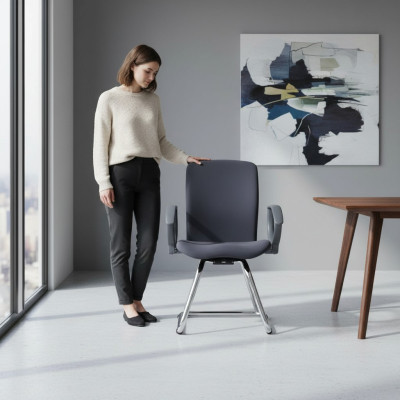 Arredamento ufficio Sala d'attesa Studio Legale Tessile Sedie Sedia da conferenza