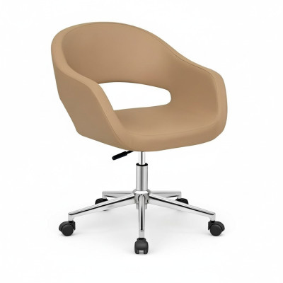 Sedia da ufficio di alta qualità e moderna Sedia da gaming Beige Sedia girevole per ufficio Nuova
