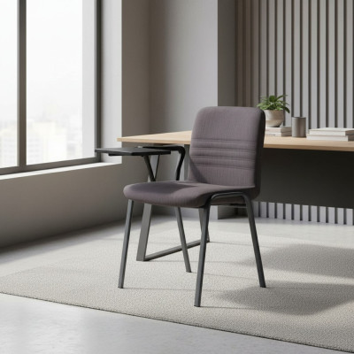 Sedia da ufficio, sedia di lusso, sedia da ufficio, tessuto, sedia di design, mobili in metallo nuovi