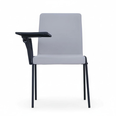 Poltrona moderna di alta qualità design elegante in grigio, sedia da ufficio nuova.