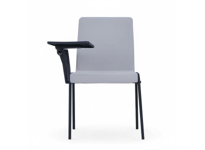 Poltrona moderna di alta qualità design elegante in grigio, sedia da ufficio nuova.