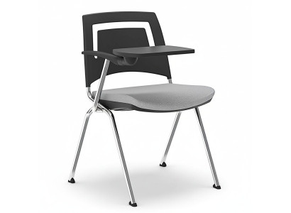 Sedia grigia elegante Sedia moderna Design di alta qualità Sedia da ufficio Nuova