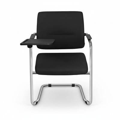 Elegante sedia nera, sedia moderna di alta qualità, sedia da ufficio di design nuova
