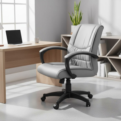 Sedia da ufficio di lusso con poltrone imbottite da designer di mobili per ufficio girevoli