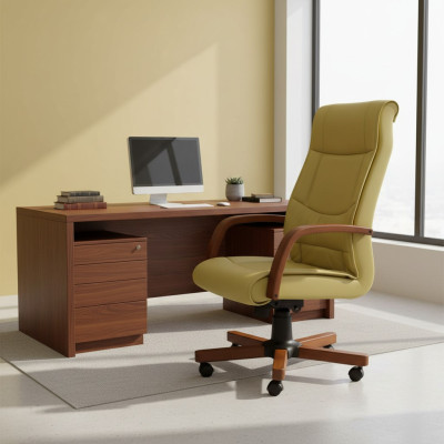 Sedia di lusso verde, sedie da ufficio, sedia imbottita, mobili di design, sedia girevole da ufficio, nuovo.
