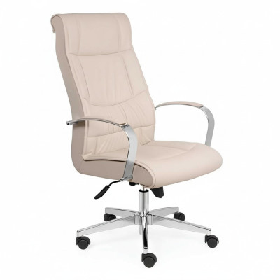 Sedia beige Sedia da ufficio Scrivania Sedia girevole Poltrona Sedie Poltrona direzionale Ufficio