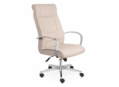 Sedia beige Sedia da ufficio Scrivania Sedia girevole Poltrona Sedie Poltrona direzionale Ufficio