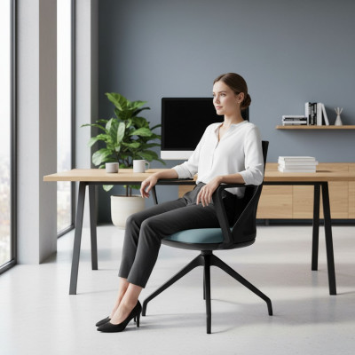 Poltrone da ufficio nere di lusso Poltrona poltrona Sedia Sedia Sedia Girevole
