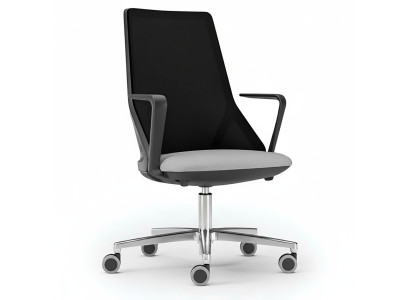 Lussuose sedie da ufficio nere moderne, sedie imbottite, design di mobili per sedie