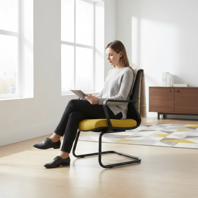 Sedia da ufficio di lusso Sedia da ufficio moderna Sedia da ufficio della sedia della sedia del capo dell'ufficio Textil Neue Stoff Stuhl