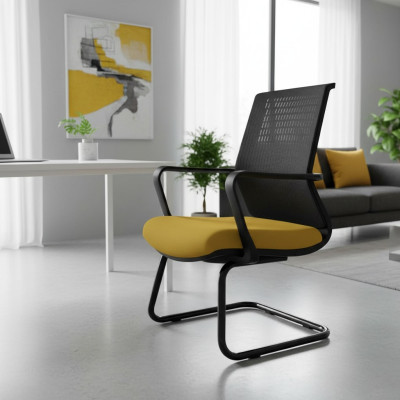 Sedia da ufficio di lusso Sedia da ufficio moderna Sedia da ufficio della sedia della sedia del capo dell'ufficio Textil Neue Stoff Stuhl