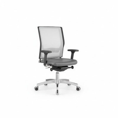 Sedia di lusso grigia Poltrona imbottita Sedia girevole per computer Mobili Sedie da ufficio Sedia direzionale