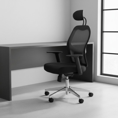 Poltrone da ufficio di lusso nere imbottite sedia girevole da computer mobili poltrona da ufficio.