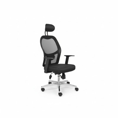 Poltrone da ufficio di lusso nere imbottite sedia girevole da computer mobili poltrona da ufficio.