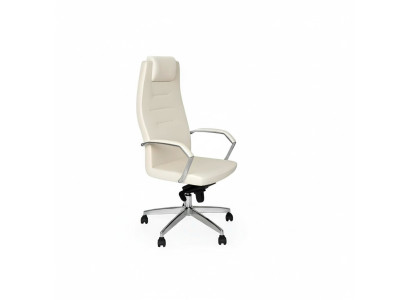 Sedia bianca Sedia di design Sedia da ufficio Sedia girevole Sedia direzionale Poltrona singola