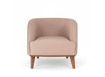 Sedia beige imbottita per soggiorno monoposto poltrona da designer lounge relax  Sedia beige imbottita per soggiorno monoposto poltrona da designer lounge relax