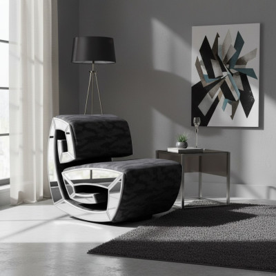 Esclusiva poltrona da designer monoposto poltroncina Poltrona imbottita Mobili eleganti