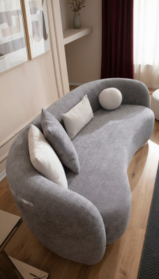 Design Moderno Divano a quattro posti Divano imbottito 4 posti Mobili Divani grandi Nuovi divani