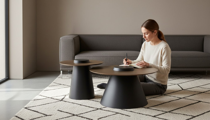 Tavolino moderno 2x tavolino da caffè tavolino da appoggio tavolo da design Tavoli Nuovi
