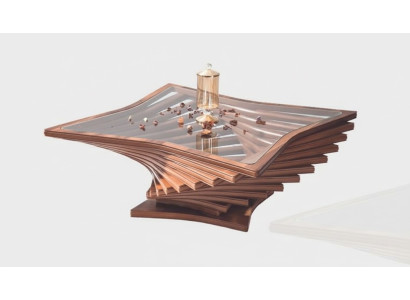 Esclusivo Tavolino d'oro Soggiorno Tavolino Elegante Tavolino in vetro